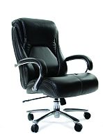 Офисное кресло Chairman 402 Россия кожа черная
