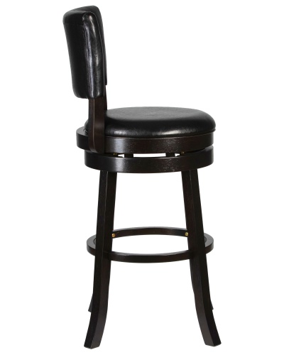 Вращающийся полубарный стул DOBRIN JOHN COUNTER (капучино, черный) фото 3