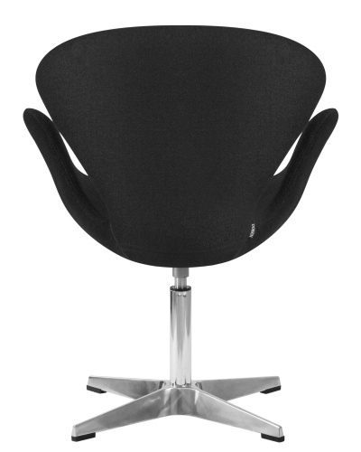 Кресло дизайнерское DOBRIN SWAN (черная ткань AF9) фото 5