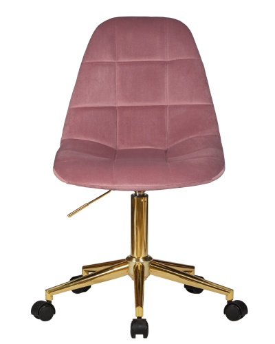Офисное кресло для персонала DOBRIN DIANA (розовый велюр (MJ9-32)) фото 6