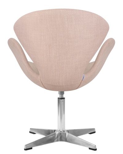 Кресло дизайнерское DOBRIN SWAN (бежевая ткань IF1) фото 5