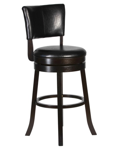 Вращающийся полубарный стул DOBRIN JOHN COUNTER (капучино, черный) фото 2