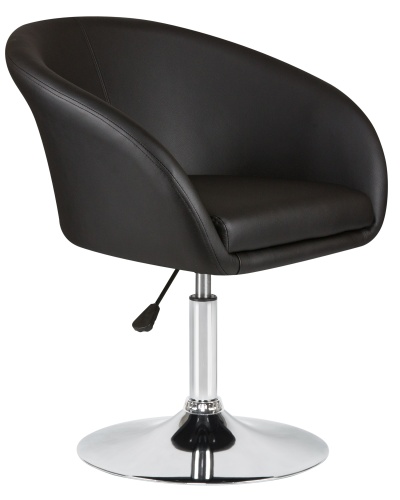 Кресло дизайнерское DOBRIN EDISON (чёрный) фото 2