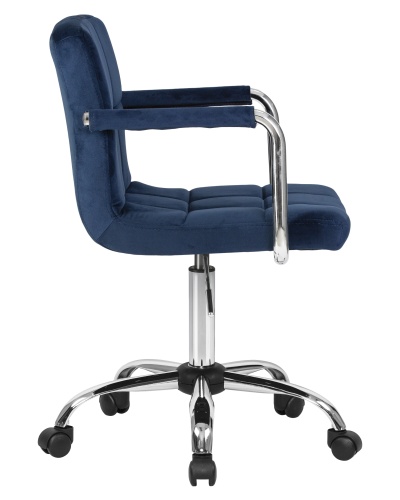 Офисное кресло для персонала DOBRIN TERRY (синий велюр (MJ9-117)) фото 3